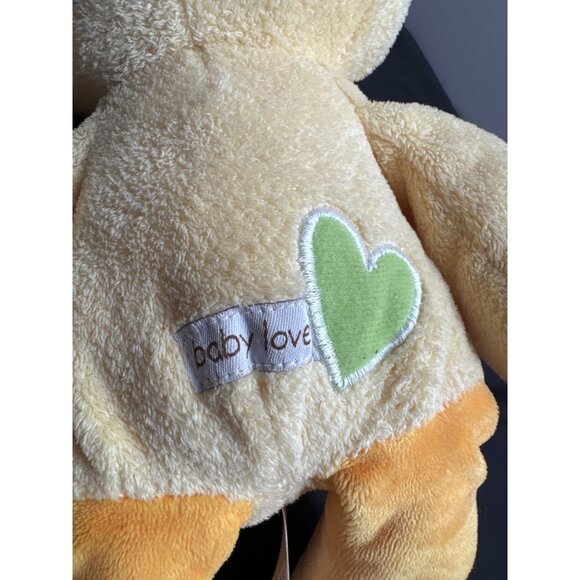 Baby GUND Quackie 4030399 Plush Yellow Duck Large Orange Feet Stuffed Animal Toy - Picture 2 of 7